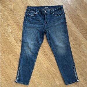 White house, black market, skinny zipper ankle women’s jeans, size 12